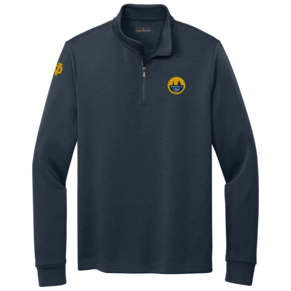 President's Circle - Brooks Brothers Double-Knit 1/4-Zip